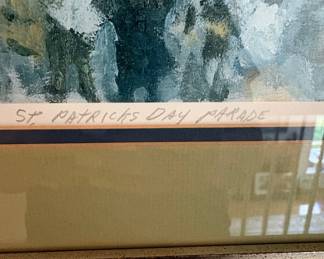 Alex Schloss St. Patrick's Day Parade Limited Edition Print