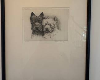 R.B. Woodhouse Chums Etching