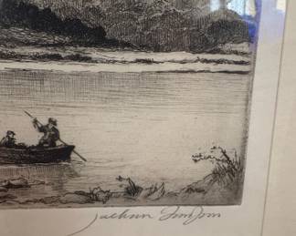 Jackson Simpson Etching, The Gareloch
