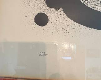 Joan Miró "Homenatge a Joan Prats" Lithograph