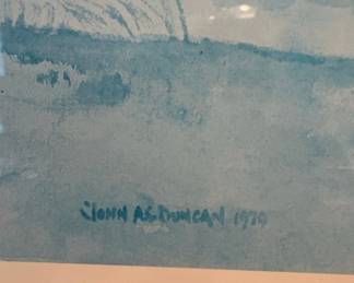 John A. Duncan Limited Edition Print - The Kings Course, Gleneagles - 113/500
