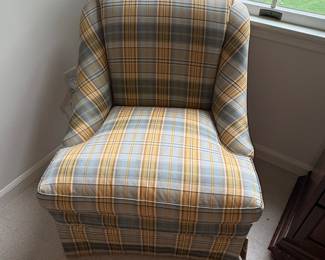 Lloyd's Somerville Plaid Upholstered Chair