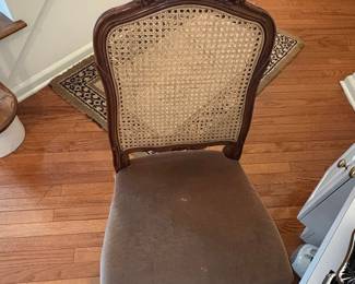 Louis XV Style Cane Back Side Chair