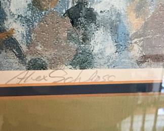 Alex Schlosser Signed Art Print