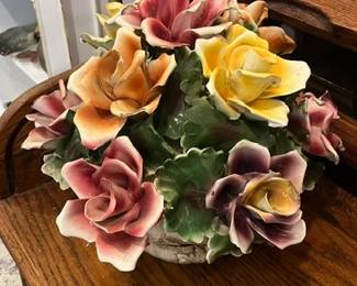 Vintage Capodimonte Flower Boquet