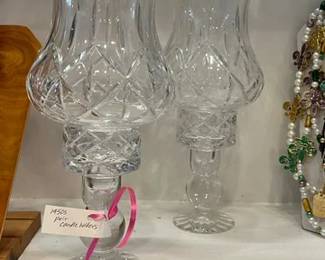 Lead Crystal Candle Holders