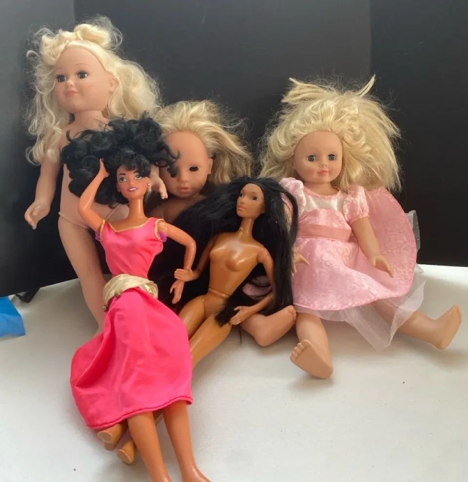 2 Disney Princess Dolls With Others