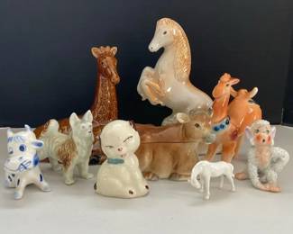 Various Porcelain Animals including Pieces Made In Japan