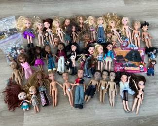 Huge Collection of Bratz Dolls including Big Babyz