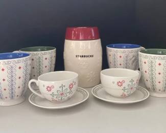 Vintage Starbucks Mugs Tea Cups And Coffee Container