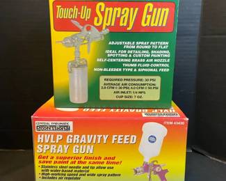 Central Pneumatic TouchUp  HVLP Gravity Feed Spray Guns