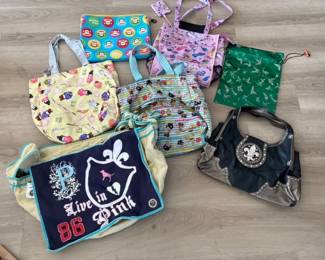 Harajuku Lovers Bags with Vintage Pink Duffel Paul Frank Laptop Cover and More