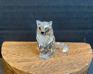 Swarovski Crystal Sitting Cat