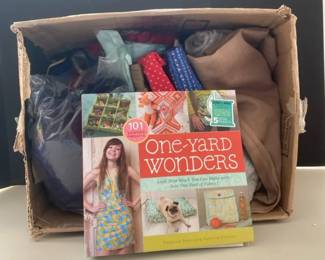 One Yard Wonders Sewing Book With Box Of Fabric