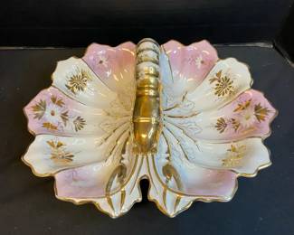 Antique German Porcelain Lobster Serving Dish