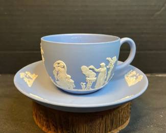 Wedgwood Blue Tea Cup  Saucer