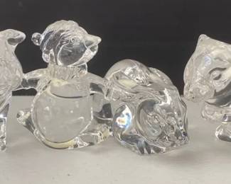 24 Lead Crystal Princess House Pets