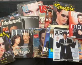 Huge Collection of Magazines and Pictures Featuring Keanu Reeves