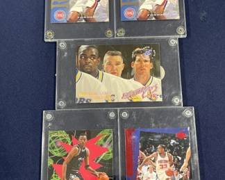 Lot 385h  Lot of basketball cards Grant Hill Penny Hardaway