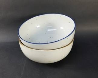 Lot 556  Pair of vintage Dansk pottery bowls