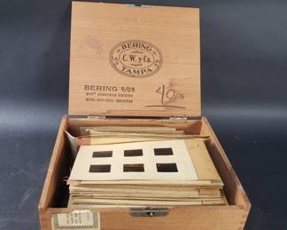Lot 134  Group of vintage film strip and photo slide holder