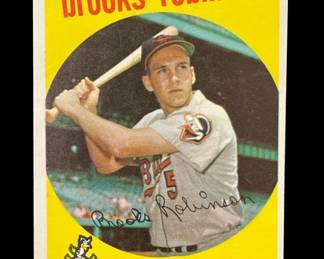 Lot 448h  1959 Topps Brooks Robinson baseball card