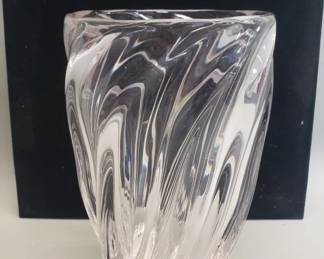Lot 530  Twist art glass vase
