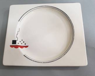 Lot 475  Art Deco Royal Staffordshire The Biarritz plate