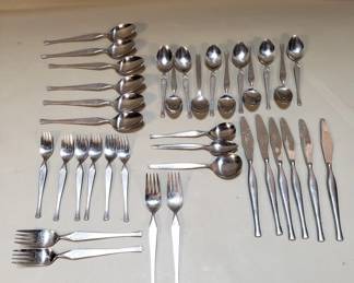Lot 479  Stanley Roberts Maribo Midcentury flatware