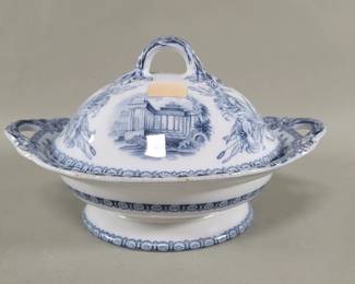 Lot 379  Antique Spode England porcelain tureen