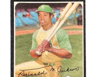 Lot 447h  1971 Topps Reggie Jackson baseball card