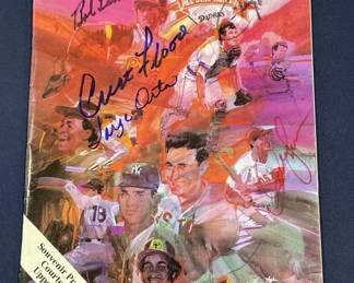 Lot 421h  1992 signed Upper Deck AllStar Fan Fest magazine