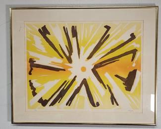 106  Lot 323h  1975 embossed serigraph by Boris Chezar