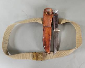 Lot 452  Boy Scout of America official hunting knife
