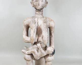 Lot 25  Traditional West African hand carved wood
