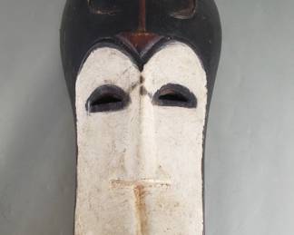 145  Lot 326  Vintage African carved wood wall mask