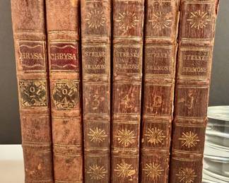 Lot 492  Six 18th c. books
