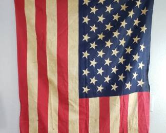Lot 532  Vintage American flag
