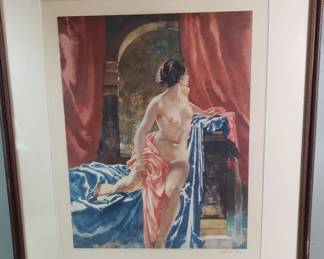 029  Lot 91  Vintage signed Sir William Russell Flint