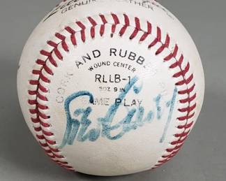 180  Lot 36  Autographed Dodger baseball