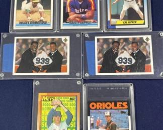Lot 384h  Lot of baseball cards Nolan Ryan, Cal Ripken 