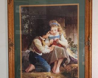 Lot 325h  Vintage print of Emile Munier painting
