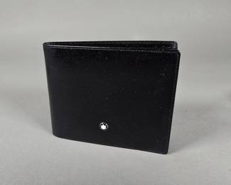 Lot 364  Montblanc Meisterstuck black leather wallet