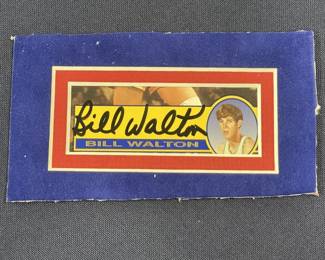 Lot 386h  Bill Walton, NBA Hall of Famer, autograph cut