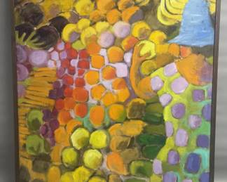054  Lot 150  Robin Hannay signed oil on canvas