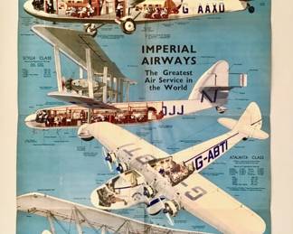 Lot 498  Vintage original 1930s Imperial Airways
