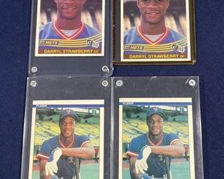 Lot 383h  Lot of Darryl Strawberry rookie cards