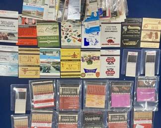 Lot 414h  Large lot of vintage matchbooks