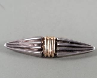 069  Lot 402  Sterling silver and 14k gold signed Bayanihan