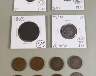 Lot 167  1841 seated liberty silver dime, 1913 Buffalo